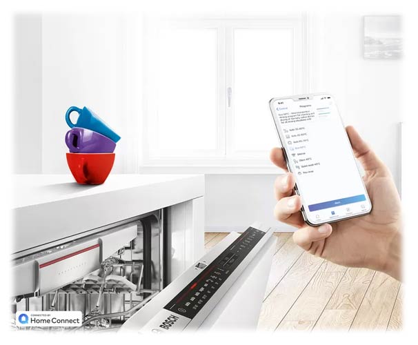 کنترل ظرفشویی بوش 13 نفره SMS4HBW00D با Amazon Alexa