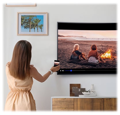 Tap View و AirPlay 2 در tv samsung 55tu8300