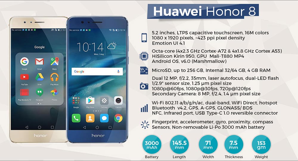 HUAWEI HONOR8